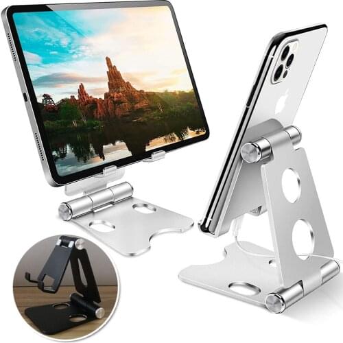 Tablet Stand For iPad Air Pro Metal Tablet Holder For Samsung Xiaomi Huawei Adjustable Foldable Height Angle Phone Holder