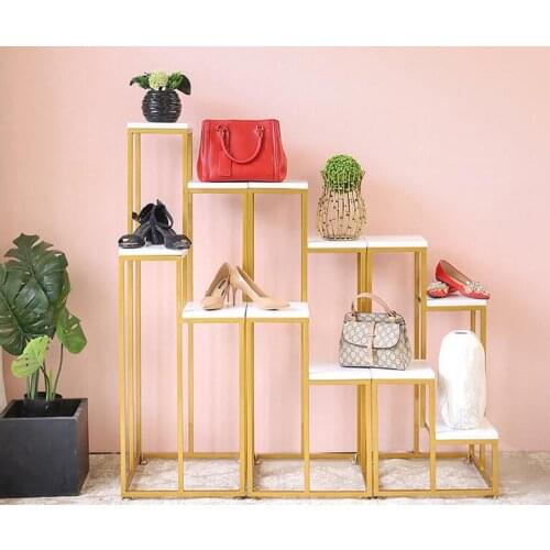Clothing store bag display shelf shoe store shelf window props decoration shelf display shelf display stand display stand flow t