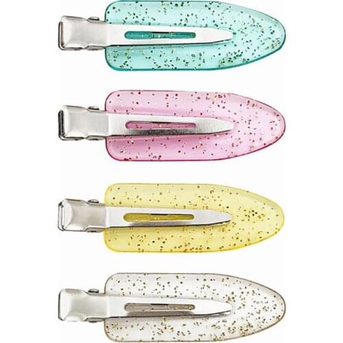 Candy Color Seamless No Bend Hair Clips Barrettes No Mark Pin Curl Clip Makeup No Crease Hair Clip Hair Styling Bang Clip