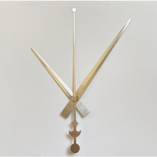 Wholesale 50Sets Silvery Metal Long Hands for DIY Clock Quartz Fast Shipping from Chinese