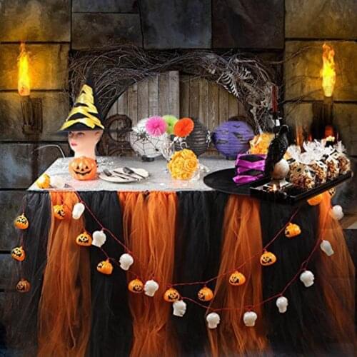 Table Skirt Tableware Cloth Wedding Tulle Table Skirt Baby Shower Party Home Decor Table Skirting Birthday Halloween Party