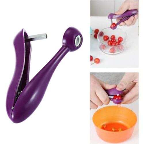 Easy Cherry Fruit Core Seed Remover Cherry Gadgets Kitchen Tools Fashionable Fruit Cherry Pitter Corer Kitchen Tool Accessories