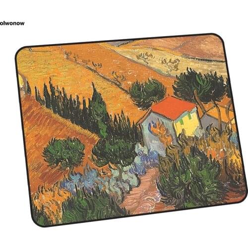 Van gogh mouse pad gamer locrkand 35x30cm notbook mouse mat gaming mousepad hot sales pad mouse PC desk padmouse