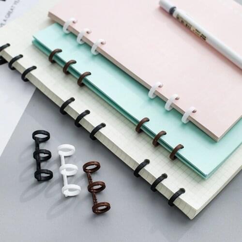 2/3Pcs Metal Book Binders Loose Leaf 3 Ring Calendar Circle Binder For Scrapbooking Album Hinged Rings School Binding Paper Clip