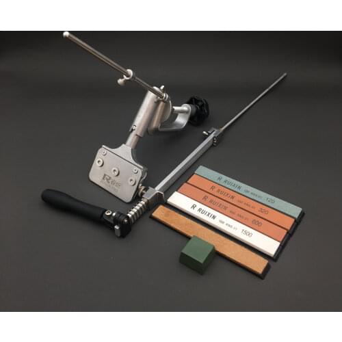 1/3/4Pcs fixed knife sharpener sharpening system white alundum metal Angle sharpener 240 400 600 1000# kitchen tools