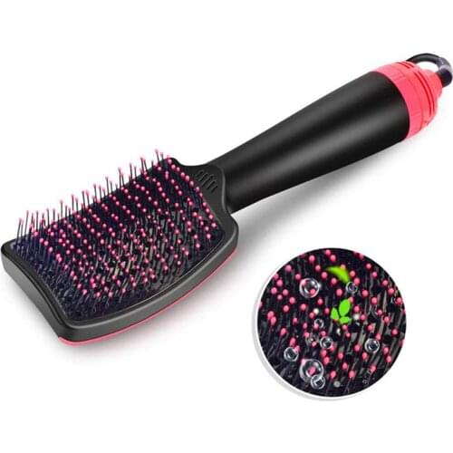 1000W Hot Air Brush, Hair Dryer Brush, Professional Hair Dryer 2 in 1 Ceramic Electric Blow Dryer Hair Straightener Brush