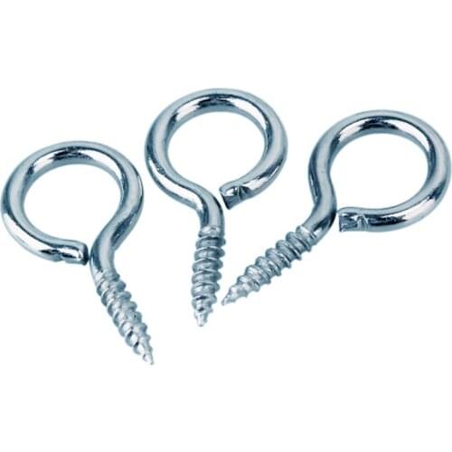 NEW 200PCS New Sheep Eye Screw Rings Hand Tighten The Screw-type Ring