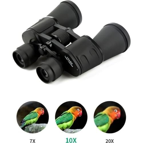 20X50 HD Binoculars Outdoor Camping Hunting Low-light Night Vision Telescope for Hiking Travel High Clarity
