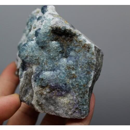 293g Natural rare green fluorite cluster mineral crystal specimens Stones and crystals Healing crystal free shipping