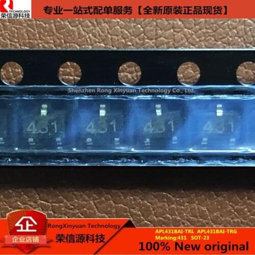 APL431BAI-TRL APL431BAI-TRG APL431BAI-TR APL431BAI 431 SOT-23 APL431 1% Adjustable Precision Shunt Regulator 100% new original