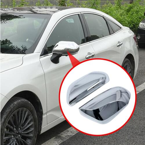 Car Chrome Style Frame Accessories Fit For Toyota Camry 2018 2019 2020 Door Rear View Mirrors Sticker Cover Trim
