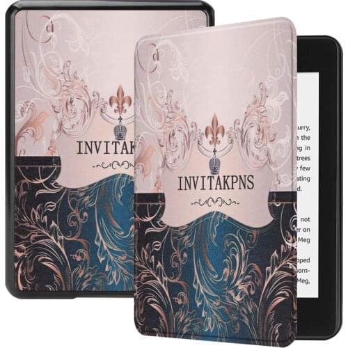 Nice Printed Case For New Amazon Kindle Paperwhite 4 2018 10th Generation 6" Auto Sleep/Wake Flip PU leather E-book cover