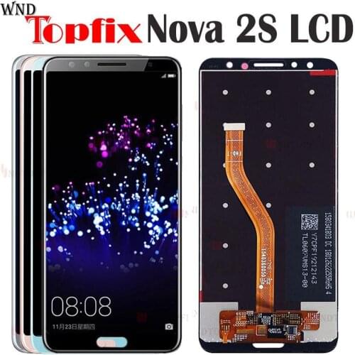 For Huawei nova 2s LCD+frame Display Touch Screen Digitizer Assembly Nova 2s HWI-AL00 HWI-TL00 Replacement For Huawei nova 2s