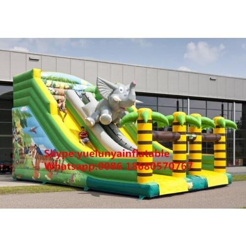 China Guangzhou) manufacturers selling inflatable slides,Elephant slide KY-691