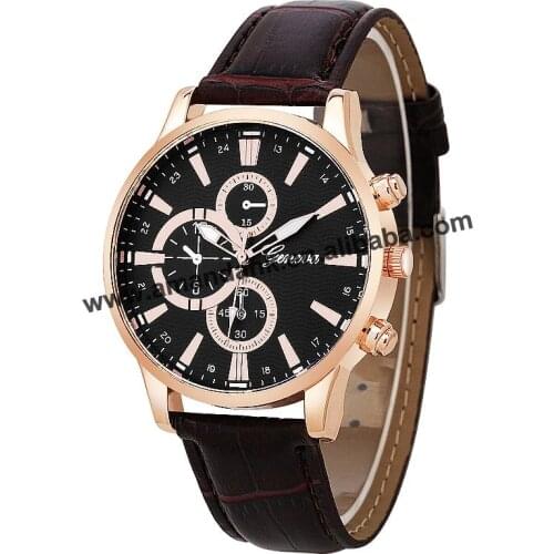 High Hot Sale Women Leather Watch Hot Fashion Goods Simple Casual Watches Men Casual Leather Quartz Dress Wrist Watch