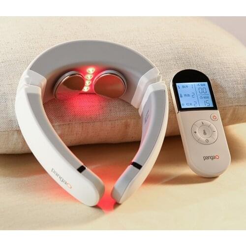 Youpin Mijia Cervical Massager Pulse Back Neck Professional Massager Far Infrared Heating Health Care Relax Work Youpin PANGAO