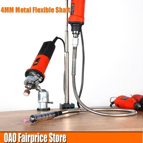 4MM Metal Flexible Shaft Tube + handle, for Electric Grinding Machine,shaft tube for die grinder chuck diameter 0-4mm