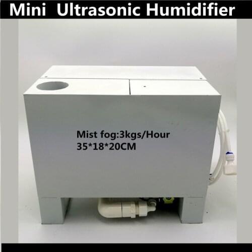 Mini Industrial Humidifier Ultrasonic Atomizer Humidifier Nebulizer Mist Maker Vegetables/Workshop Humidification