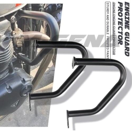 Motorcycle Bumper Engine Guard Crash Bars For Triumph Bonneville T100 T120 Bobber Thruxton 1200/R Street Cup/Twin 2016 - 2019