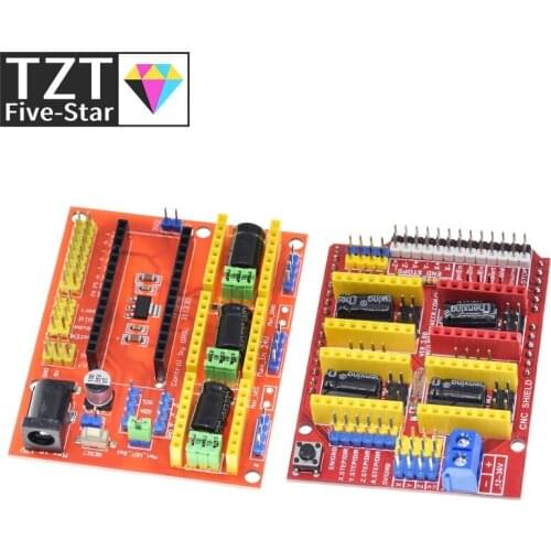 New CNC Shield V4 shield V3 Engraving Machine / 3D Printer / A4988 Driver Expansion Board for arduino Diy Kit