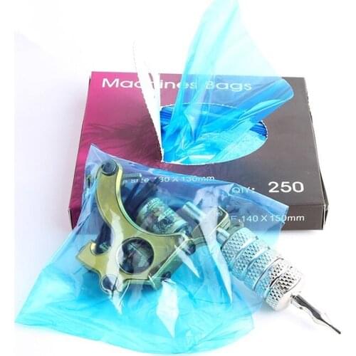 Disposable blue tattoo machine pen pocket protective bag tattoo machine tattoo accessories