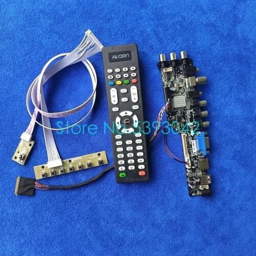 Universal display drive board kit signal digital For LTN140KT01/LTN156KT02/LTN156KT06 LVDS 1600*900 USB VGA 40-Pin DVB 3663