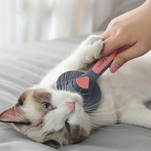 Self Cleaning Brush for Dog and Cat Pet Hair Removes Cat Comb Dog Comb Hair Massages Particle Pet Comb Grooming Tool