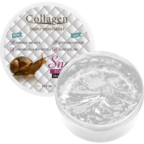 SNOW LADY DISAAR AICHUN BEAUTY 300ml Body Care Snial Collagen Oil Control Anti Freckle Smoothing Organic Moisturizing Skin Gel