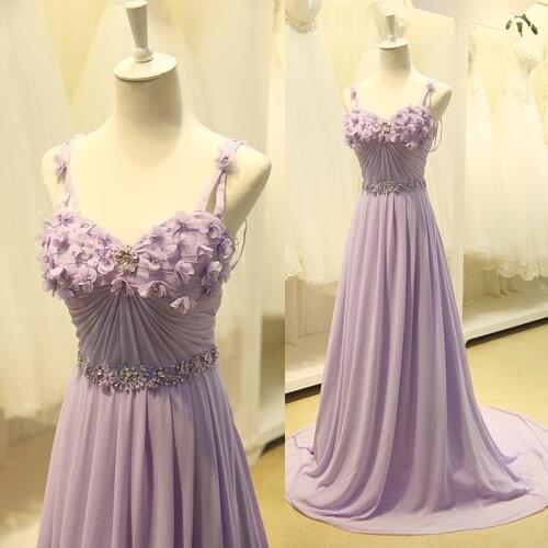 2016 party dress hot Korean Dress Costume shoulders three-dimensional flower annual meeting presided over the Long evening dress