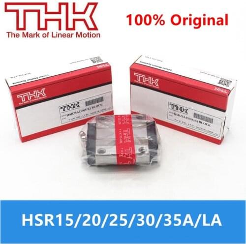 Japan THK linear guide slider block HSR15A HSR20A HSR25A HSR30A HSR35A HSR20LA HSR25LA HSR30LA CNC rail carriage parts