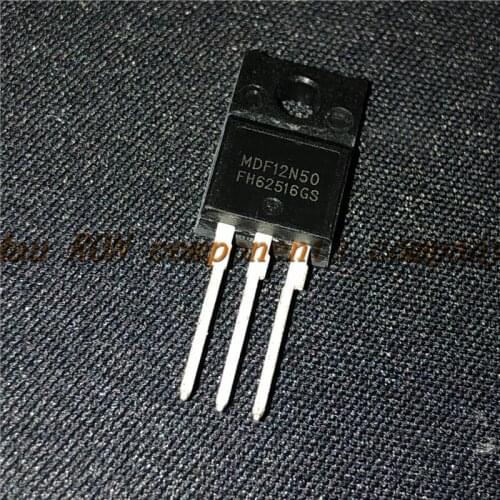 10PCS/LOT MDF12N50 12N50 TO-220F 500V 12A Notebook computer peripheral drive p new original In Stock