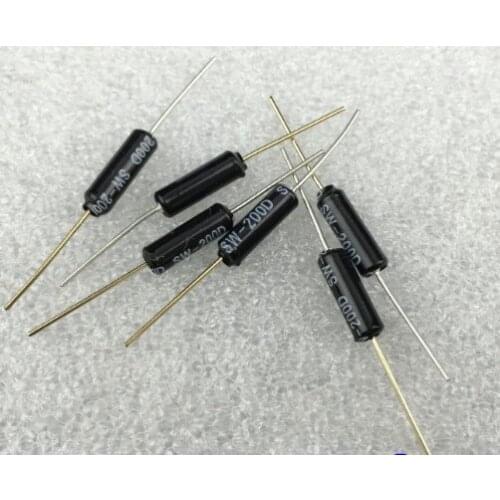 10PCS/LOT Black SW-200D Ball Switch SW200D Tilt Angle Sensor Switch Angle Switch Transducer