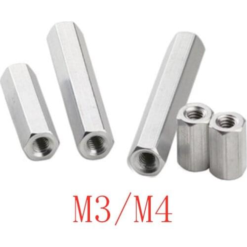 10pcs m3 m4 Aluminum Hex Standoff Spacer For RC Parts