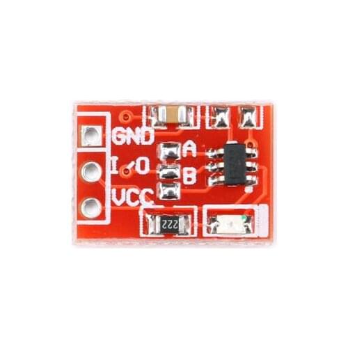 10pcs TTP223 Touch Button Module Capacitor Type One Single Channel Self Locking Touch Switch Sensor New 15*11mm 2.5-5.5V