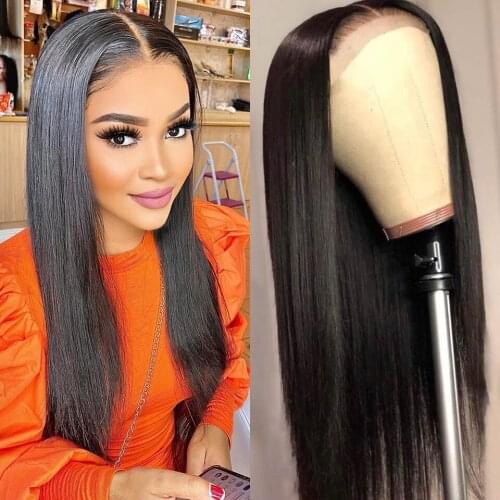 13X6 Brazilian Straight Lace Front Human Hair Wigs for Black Women 30INCH Lace Frontal Wig Beaushine Hair Lace Wigs 180% Density