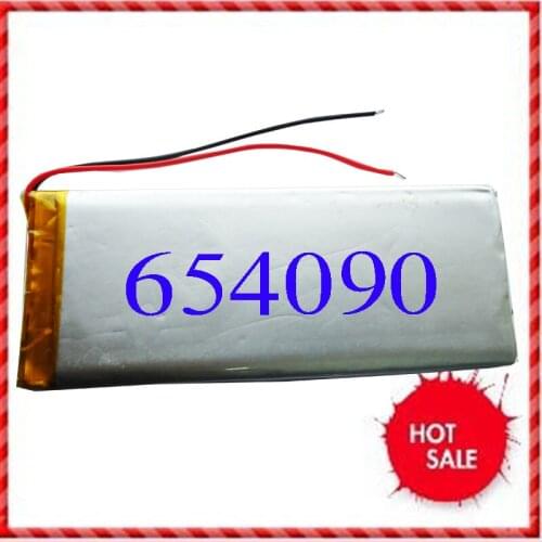 654090 MP4 batteries GPS polymer battery 3.7V rechargeable battery battery navigator Rechargeable Li-ion Cell