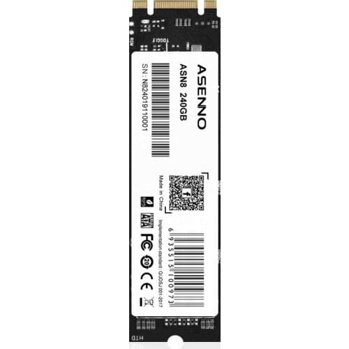 ASENNO M.2 SATA 2280 SSD M2 120GB 240GB Internal Solid Stata Drive M2 HDD 512GB 1TB For Laptop Desktop