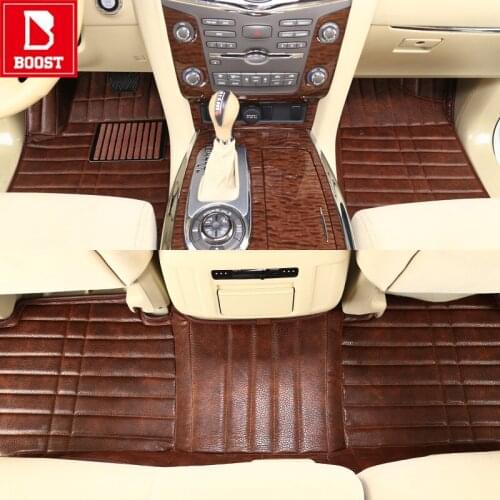 Boost Car Floor Mats For Toyota Rush Vanguard Voxy Hilux Highlander Waterproof Automobile Auto Foot Pads