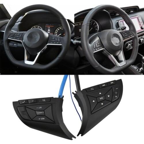Car Styling Cruise Control Volume Steering Wheel Control Switch Button For Nissan Qashqai Note 2017 J11ZGL Serena C27 2018-2019