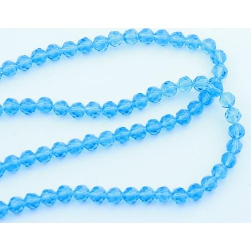 Aquamarine 720-10000pcs 4-12mm Bling Crystal Chandelier Parts K9 Glass 32 Faceted Ball For Wedding Party Decoration Accessories