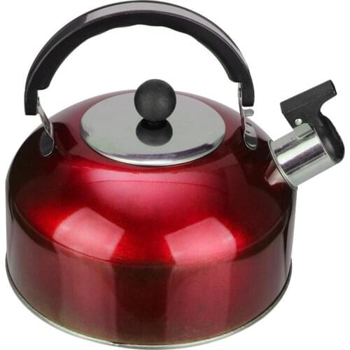 3L Stainless Steel Kettle Whistling Tea Kettle Household Kitchen Tea Kettle Flat Bottom Sound Kettle Induction Cooker Gas Stove