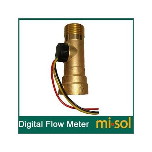 Electronic Flow Sensor Electronic Flow Meter 1-30L/M for solar water heater
