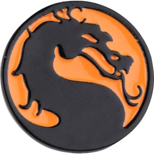 G1924 Funny Dragon Pins Brooch Metal Badge for Backpack Clothes Shirt Collar Enamel Pin Fans Gifts For Women Men