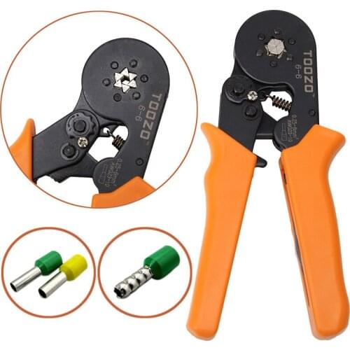 Terminal Crimping Tool Bootlace Ferrule Crimper Wire End Cord Pliers 0.25-6 mm2 L15