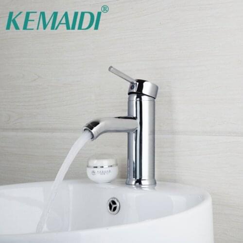 KEMAIDI Bathroom Faucet Single One Handle/Hole Mixer Lavatory Laundry Vanity Wash Basin Faucets Deck Mounted Sink Tap