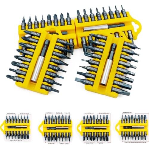 New 17Pcs/Set 4 Type Tamper Proof Torx Hex Star Bit Magnetic Holder Screwdriver Bits Magnetic Holder Screwdriver Bits Set