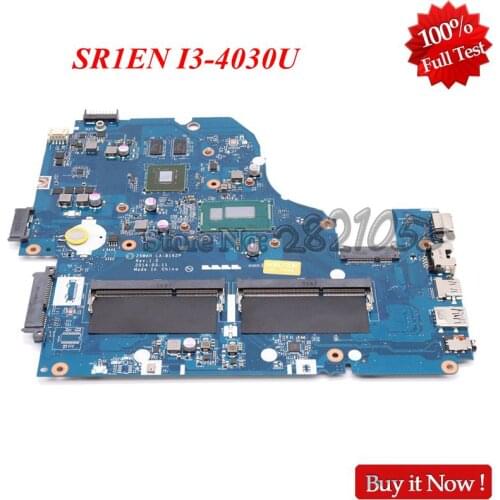 NOKOTION Z5WAH LA-B162P Laptop motherboard For Acer aspire E1-572G NBMLB11002 SR1EN I3-4030U CPU 820M gpu
