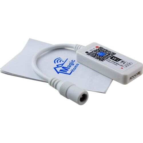 50pcs/pack smartphone control 16million colors mini Wifi LED RGB Controller remotlly control DC 9-12V 3 channels