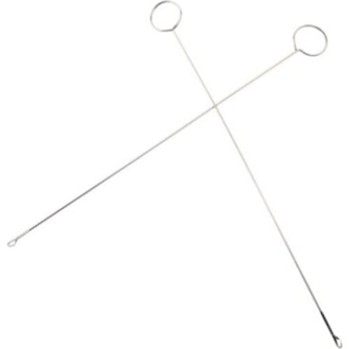 Stainless Steel Threader Long Sweater Crochet Needle Knitting Pulling Tools Rope Wearing Sewing Accessories