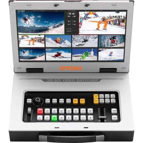 Oton Geek S08M Multi Camera SDI/HD MI Video Streaming Switcher Mixer for Church Concerts Sports Studio Live Production